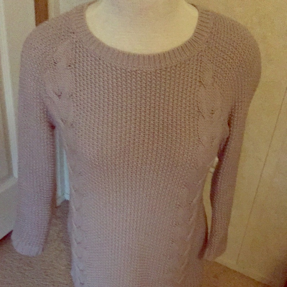 Button back sweater